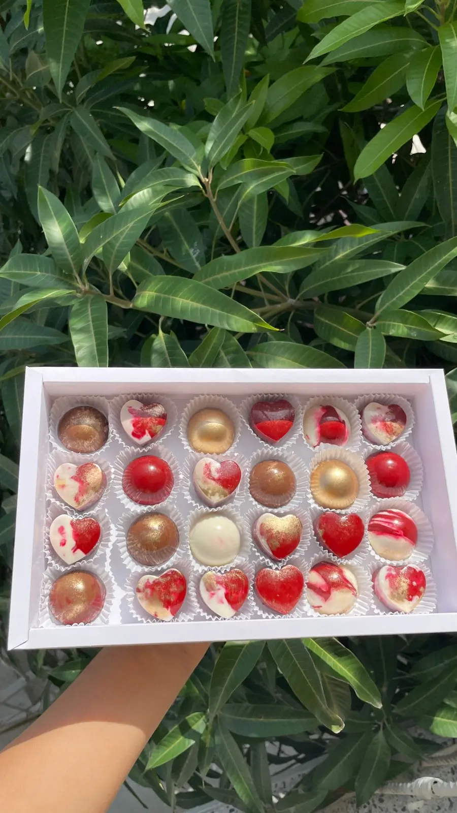 Caja Corazones & Esfera Gourmet